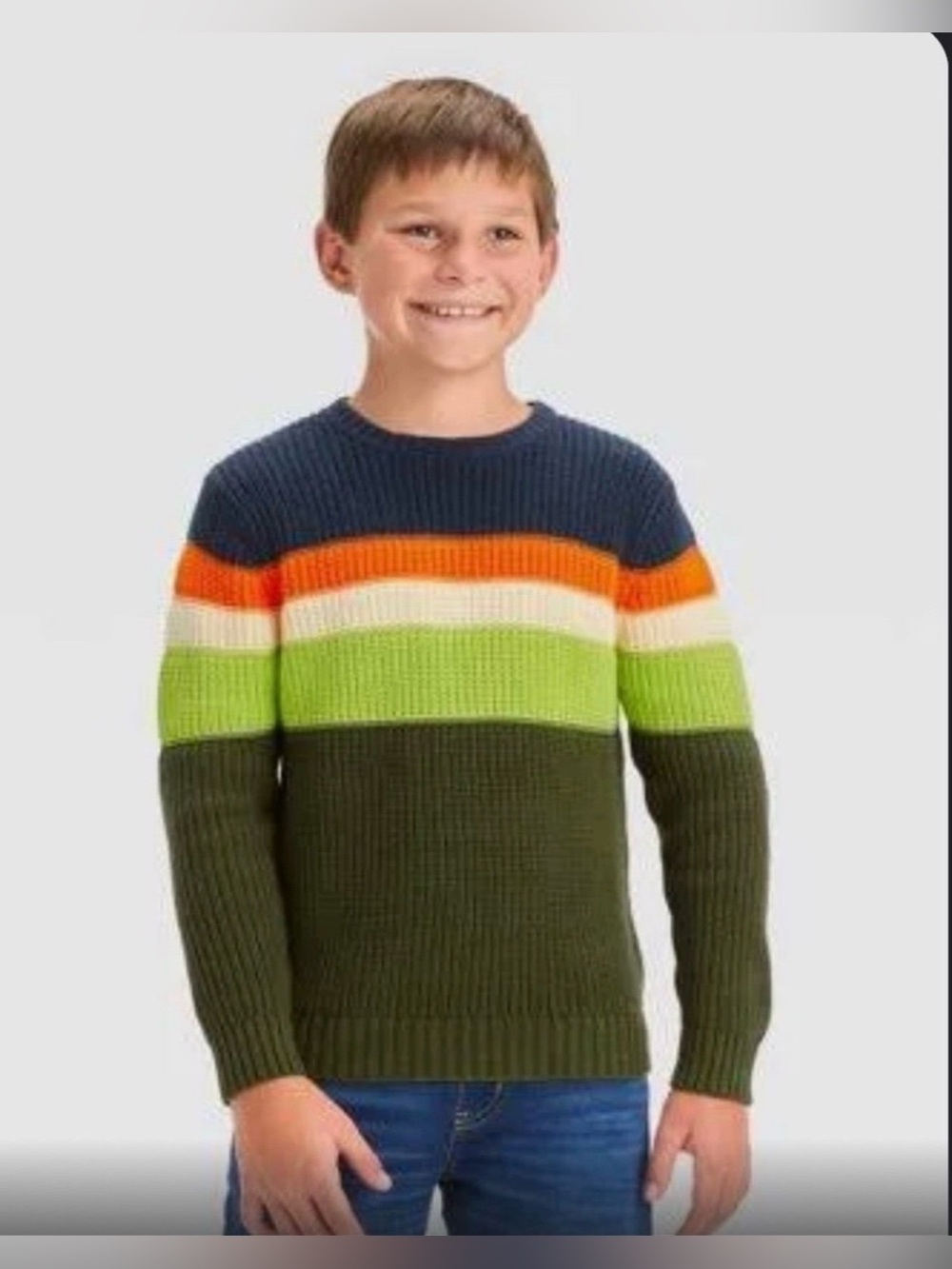 NWT Boys Knit Pullover Sweater 14